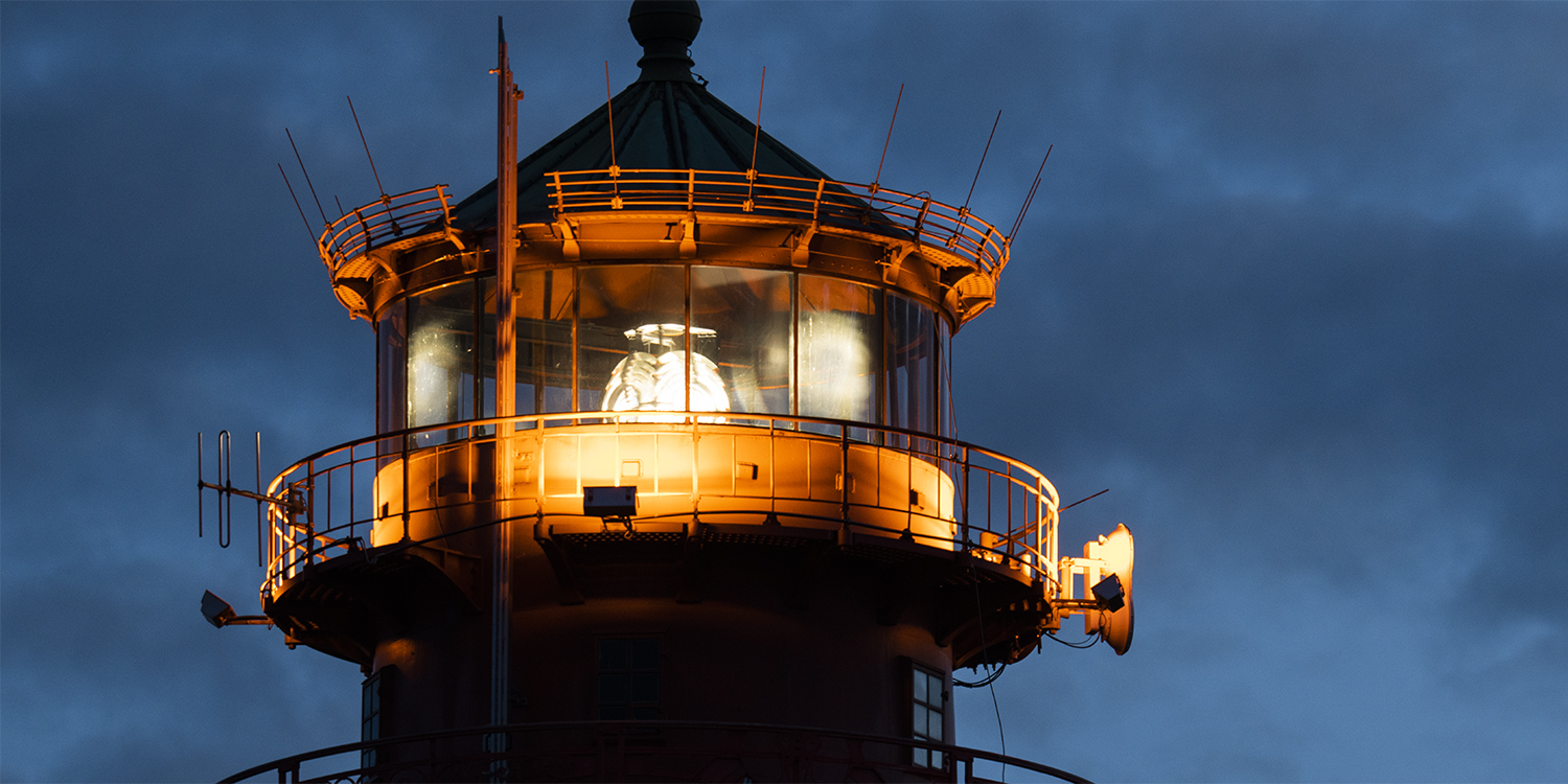 Kap Arkona Leuchtturm am Abend