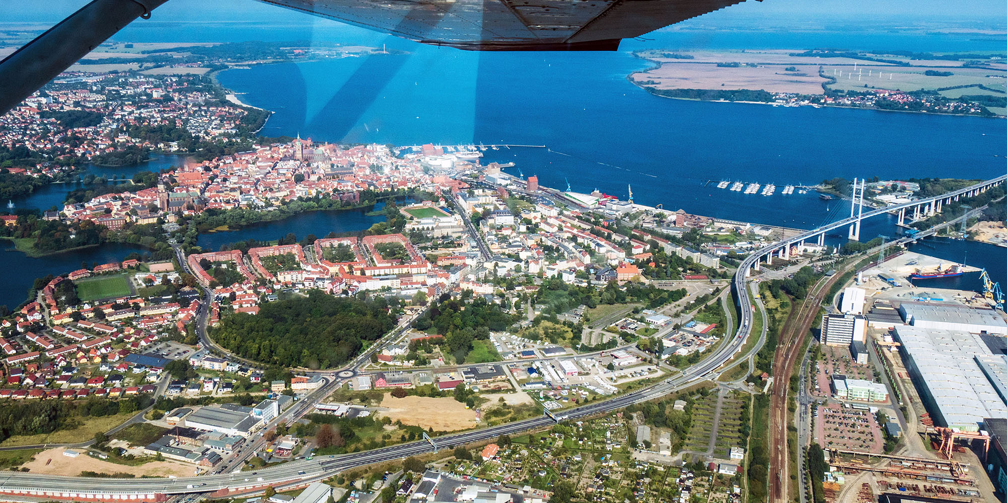 Luftfotos von Stralsund
