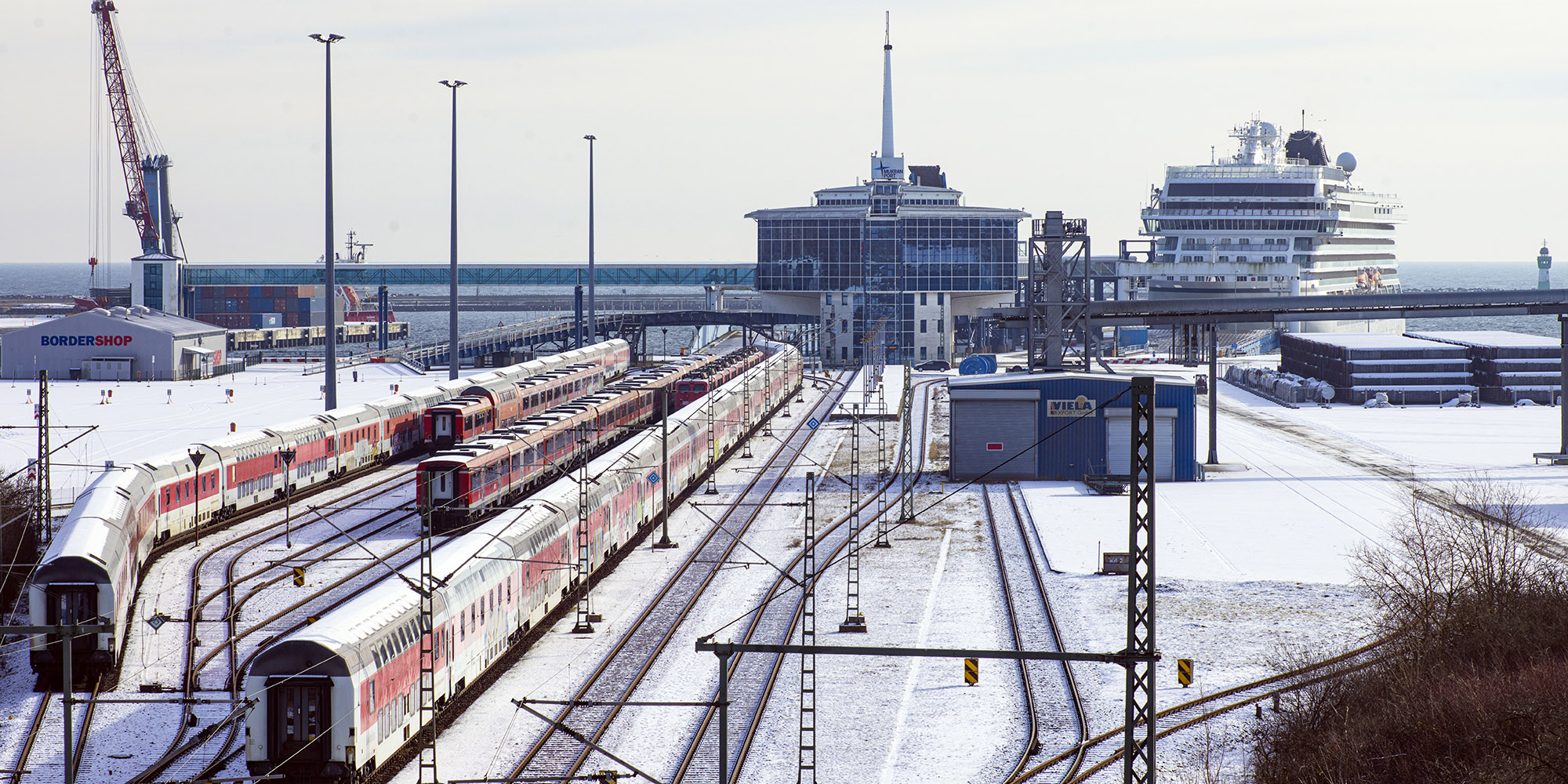 Februar 2020: In den Häfen Sassnitz und Mukran
